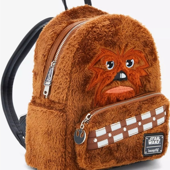 Loungefly Star Wars Chewbacca Figural Mini Backpack NWT​